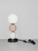 Lampka stołowa nocna ceramiczne kule dekoracyjne designerska na komodę Luces Exclusivas